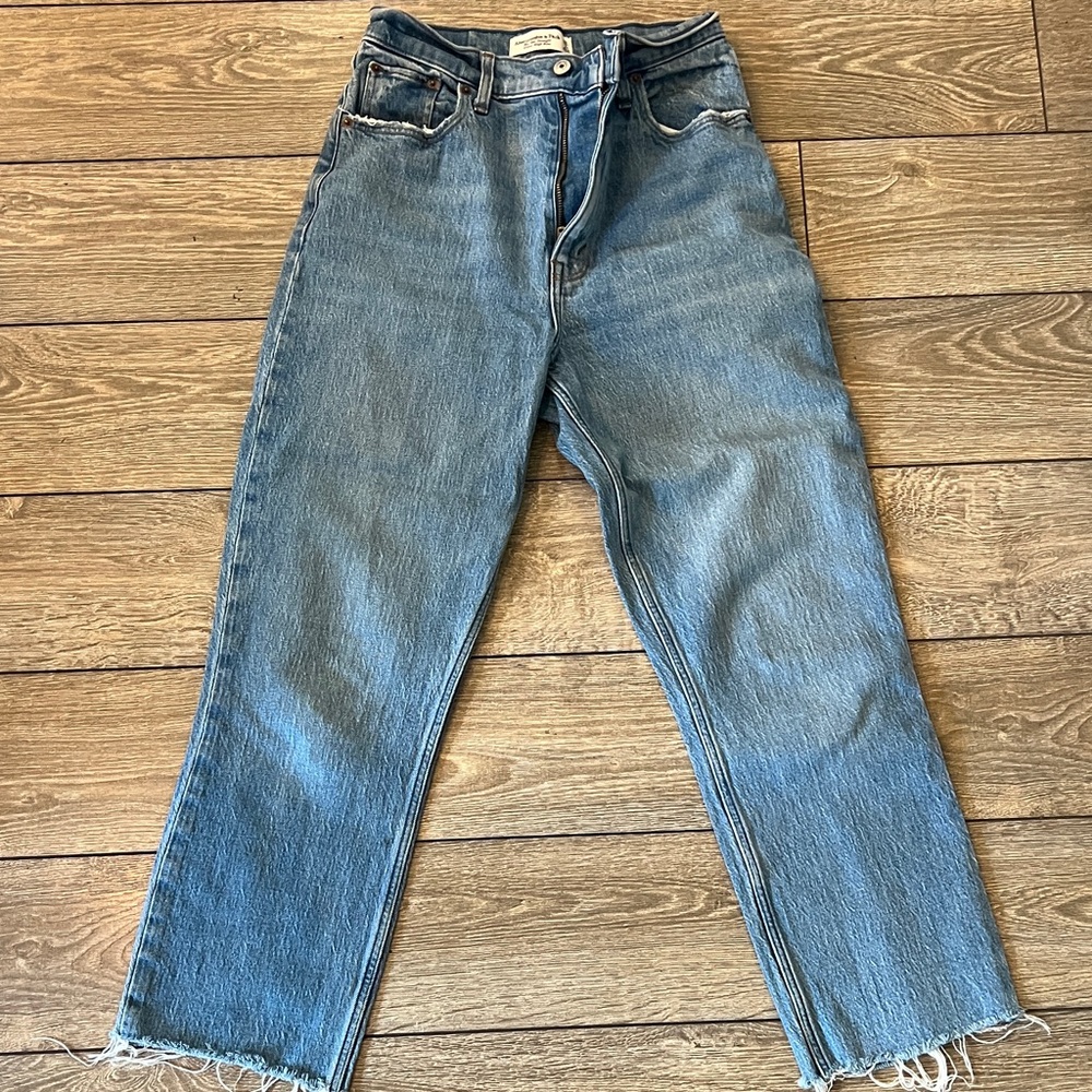Abercrombie & Fitch Light Blue High Rise Jeans